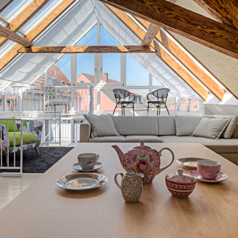 Bright loft living